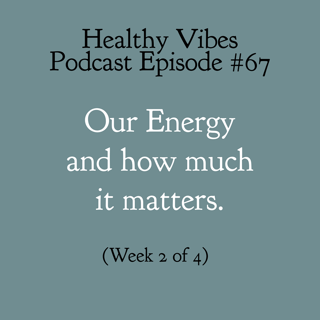 Our energy and how much it matters